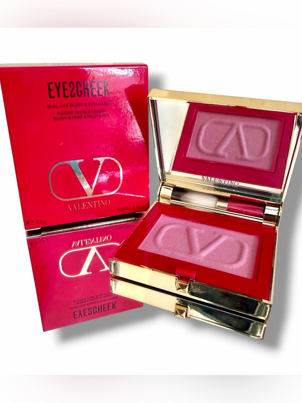 VALENTINO EYE2CHEEK BLUSH AND EYESHADOW NIB 003